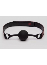 Кляп-шар на двусторонних ремешках Reversible Silicone Ball Gag - Fifty Shades of Grey - купить с доставкой в Саратове