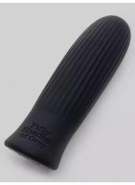 Черная вибропуля Sensation Rechargeable Bullet Vibrator - Fifty Shades of Grey