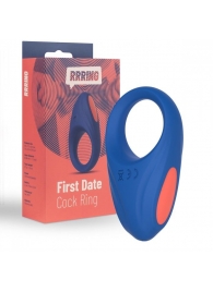 Синее эрекционное кольцо RRRING First Date Cock Ring - FeelzToys - в Саратове купить с доставкой