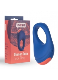 Синее эрекционное кольцо RRRING Dinner Date Cock Ring - FeelzToys - в Саратове купить с доставкой