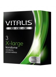 Презервативы увеличенного размера VITALIS PREMIUM x-large - 3 шт. - Vitalis - купить с доставкой в Саратове