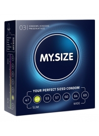 Презервативы MY.SIZE размер 49 - 3 шт. - My.Size - купить с доставкой в Саратове Презервативы MY.SIZE размер 49 - 3 шт. - My.Size - купить с доставкой в Саратове