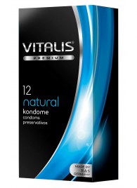 Классические презервативы VITALIS PREMIUM natural - 12 шт. - Vitalis - купить с доставкой в Саратове