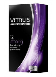 Презервативы с утолщённой стенкой VITALIS PREMIUM strong - 12 шт. - Vitalis - купить с доставкой в Саратове