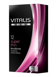 Ультратонкие презервативы VITALIS PREMIUM super thin - 12 шт. - Vitalis - купить с доставкой в Саратове