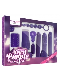 Эротический набор Toy Joy Mega Purple - Toy Joy - купить с доставкой в Саратове
