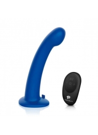 Синяя насадка Remote Control P-Spot G-Spot с черными трусиками - 20 см. - Pegasus - купить с доставкой в Саратове