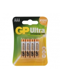 Батарейки алкалиновые GP Ultra Alkaline 24А AАA/LR03 - 4 шт. - Элементы питания - купить с доставкой в Саратове