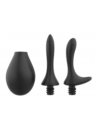 Черный анальный душ Nexus Anal Douche Set с 2 сменными насадками - Nexus Range - купить с доставкой в Саратове