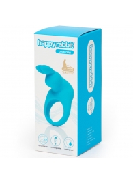 Голубое эрекционное виброкольцо Happy Rabbit Rechargeable Rabbit Cock Ring - Happy Rabbit - в Саратове купить с доставкой