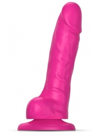 Розовый фаллоимитатор Strap-On-Me Sliding Skin Realistic Dildo size M - Strap-on-me