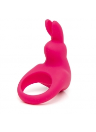 Розовое эрекционное виброкольцо Happy Rabbit Rechargeable Rabbit Cock Ring - Happy Rabbit - в Саратове купить с доставкой