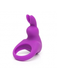 Фиолетовое эрекционное виброкольцо Happy Rabbit Rechargeable Rabbit Cock Ring - Happy Rabbit - в Саратове купить с доставкой