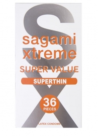 Ультратонкие презервативы Sagami Xtreme Superthin - 36 шт. - Sagami - купить с доставкой в Саратове