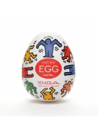 Мастурбатор-яйцо Keith Haring EGG DANCE - Tenga - в Саратове купить с доставкой