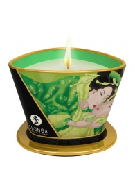 Массажная свеча Exotic Green Tea с ароматом зелёного чая - 170 мл. - Shunga - купить с доставкой в Саратове