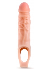 Телесная насадка на пенис 9 Inch Cock Sheath Extender - 22,2 см. - Blush Novelties - в Саратове купить с доставкой