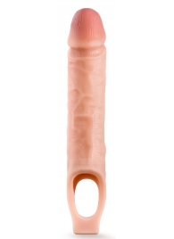 Телесная насадка на пенис 10 Inch Cock Sheath Extender - 25 см. - Blush Novelties - в Саратове купить с доставкой