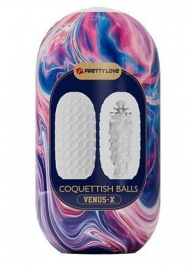 Мастурбатор в форме яйца Coquettish Balls - Baile - в Саратове купить с доставкой