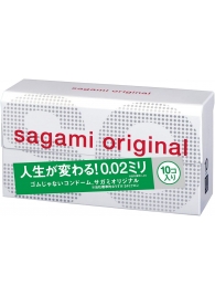 Ультратонкие презервативы Sagami Original 0.02 - 10 шт. - Sagami - купить с доставкой в Саратове