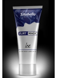 Силиконовая гель-смазка FLIRT MAGIC Ice с лёгким пролонгирующим эффектом - 75 мл. - Sitabella - купить с доставкой в Саратове