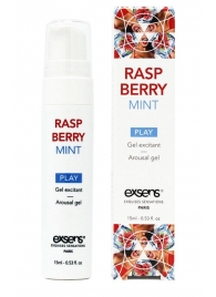 Возбуждающий гель Raspberry Mint с ароматом малины и мяты - 15 мл. - Exsens - купить с доставкой в Саратове