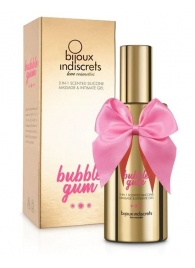 Гель с ароматом жвачки Bubblegum 2-in-1 Scented Silicone Massage And Intimate Gel - 100 мл. - Bijoux Indiscrets - купить с доставкой в Саратове