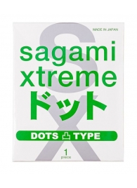 Презерватив Sagami Xtreme Type-E с точками - 1 шт. - Sagami - купить с доставкой в Саратове