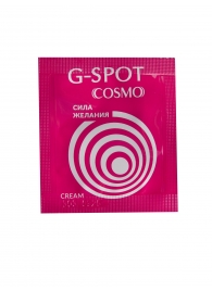 Стимулирующий интимный крем для женщин Cosmo G-spot - 2 гр. - Биоритм - купить с доставкой в Саратове