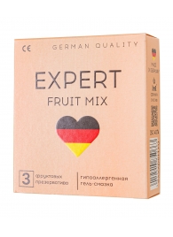 Ароматизированные презервативы EXPERT Fruit Mix - 3 шт. - Expert - купить с доставкой в Саратове