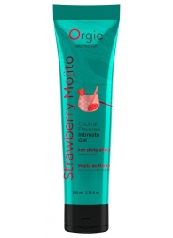 Съедобный интимный гель Orgie Lube Tube Cocktail Strawberry Mojito - 100 мл. - ORGIE - купить с доставкой в Саратове