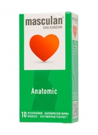 Презервативы анатомической формы Masculan Anatomic - 10 шт. - Masculan - купить с доставкой в Саратове