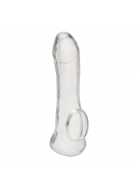 Прозрачная насадка на пенис Transparent Penis Enhancing Sleeve Extension - 15,9 см. - BlueLine - в Саратове купить с доставкой