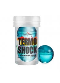 Интимный гель Termo Shock Hot Ball с разогревающе-покалывающим эффектом (2 шарика по 3 гр.) - HotFlowers - купить с доставкой в Саратове