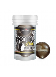 Анальный лубрикант на масляной основе Hot Ball Plus Conforto (2 шарика по 3 гр.) - HotFlowers - купить с доставкой в Саратове