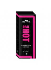 Гель для оральных ласк Oral Hot с согревающим эффектом - 15 гр. - HotFlowers - купить с доставкой в Саратове