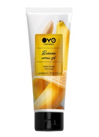 Лубрикант на водной основе OYO Aroma Gel Banana с ароматом банана - 75 мл. - OYO - купить с доставкой в Саратове