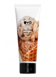 Лубрикант на водной основе OYO Aroma Gel Ice Cream с ароматом пломбира - 75 мл. - OYO - купить с доставкой в Саратове