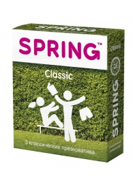 Классические презервативы SPRING CLASSIC - 3 шт. - SPRING - купить с доставкой в Саратове