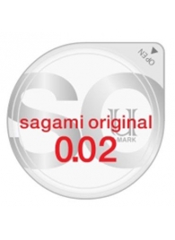 Ультратонкий презерватив Sagami Original - 1 шт. - Sagami - купить с доставкой в Саратове