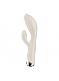 Телесный вибратор-кролик с ротацией Spinning Rabbit 1 - 20 см. - Satisfyer