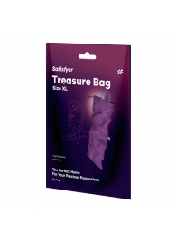 Фиолетовый мешочек для хранения игрушек Treasure Bag XL - Satisfyer - купить с доставкой в Саратове