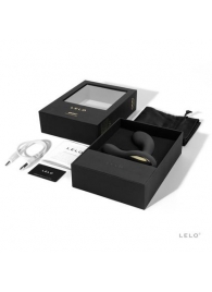 Чёрный перезаряжаемый стимулятор простаты Bruno Black - Lelo - в Саратове купить с доставкой