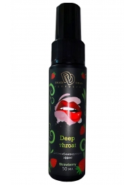 Спрей для горла Deep Throat с десенсибилизирующим эффектом и вкусом клубники - 50 мл. - БиоМед - купить с доставкой в Саратове