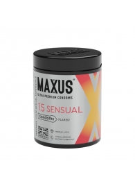 Анатомические презервативы MAXUS Sensual - 15 шт. - Maxus - купить с доставкой в Саратове