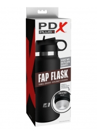 Черный мастурбатор в виде бутылки Fap Flask - Pipedream - в Саратове купить с доставкой