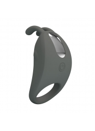 Серое эрекционное кольцо с вибрацией Master Ring - Baile - в Саратове купить с доставкой
