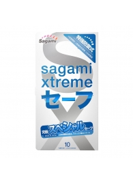 Презервативы Sagami Xtreme Ultrasafe с двойным количеством смазки - 10 шт. - Sagami - купить с доставкой в Саратове