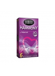 Презервативы с рёбрышками Domino Harmony - 6 шт. - Domino - купить с доставкой в Саратове