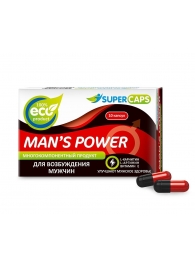 Возбуждающее средство Man’s power - 10 капсул (+1 в подарок) - SuperCaps - купить с доставкой в Саратове